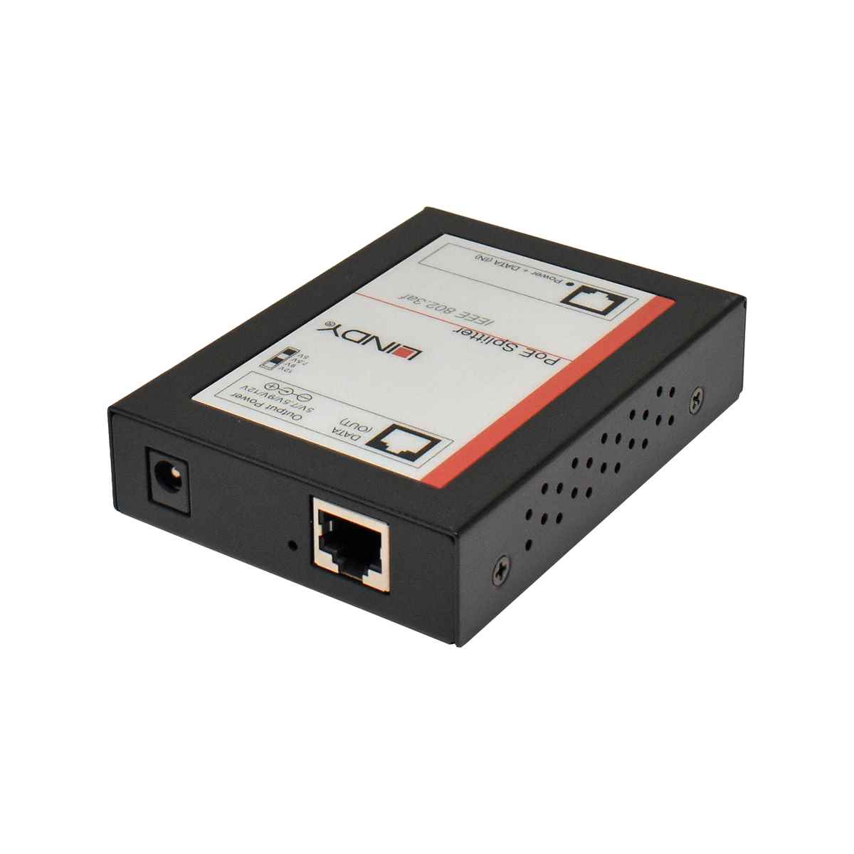 Lindy 2-Port 12V PoE Splitter IEEE 802.3af 25053