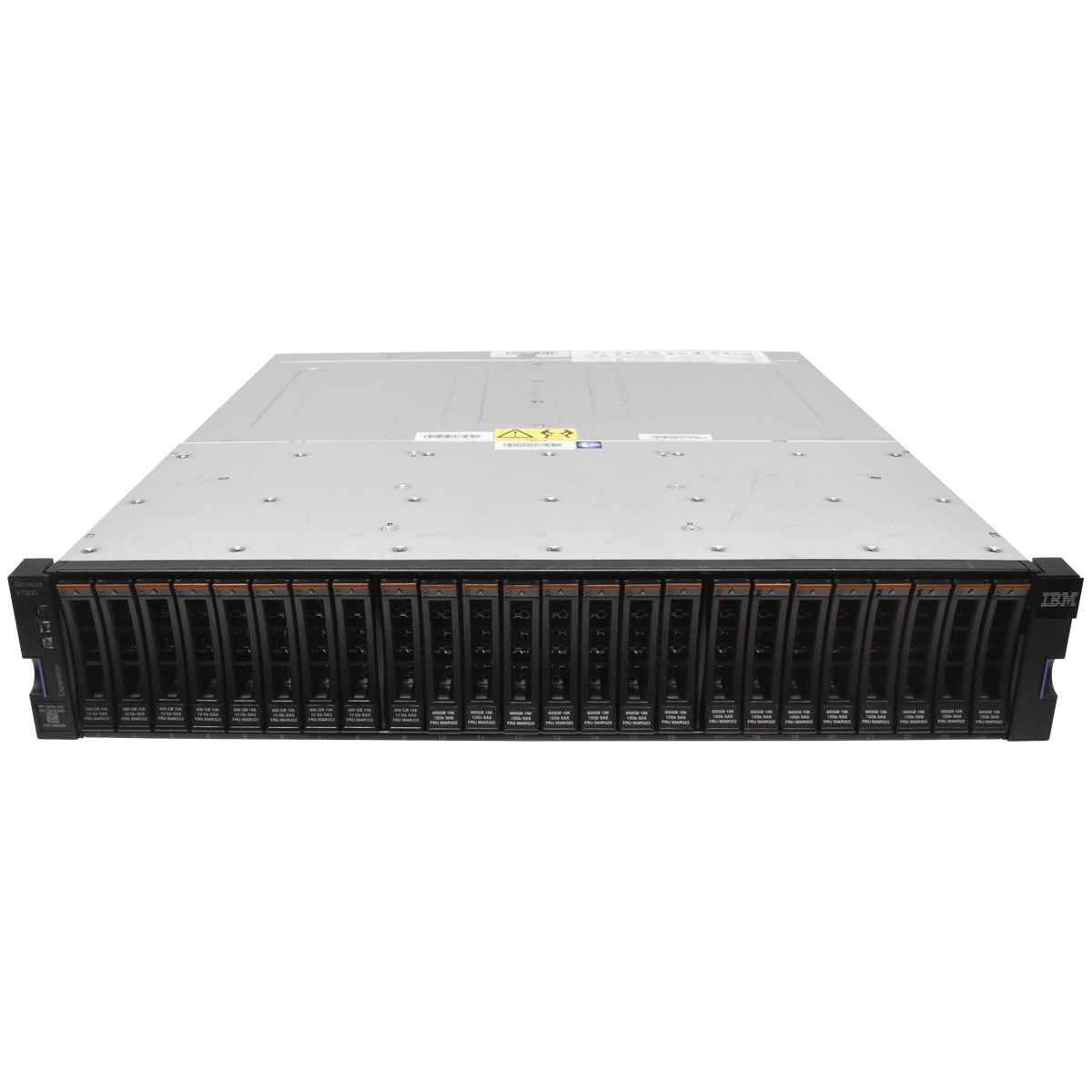 IBM Storwize V7000 Storage 24x SFF 2076-24F 2x 12G SAS Controller 64P8448 14.4TB