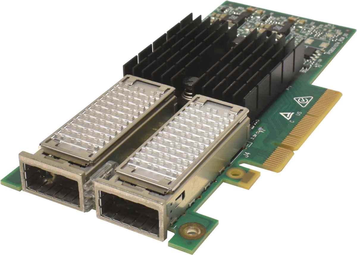 Mellanox CX354A ConnectX-3 QDR InfiniBand 40Gb QSFP+ Dual-Port PCIe x8 3.0 MCX354A-FCCT ohne Bracket Mellanox CX354A ConnectX-3 QDR InfiniBand 40Gb QSFP+ Dual-Port PCIe x8 3.0 MCX354A-FCCT ohne Bracket