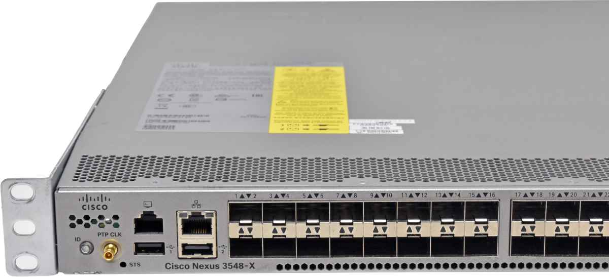 Cisco Nexus 3548-X N3K-C3548P-10GX 68-5626-01 48-Port SFP+ 10GE Switch