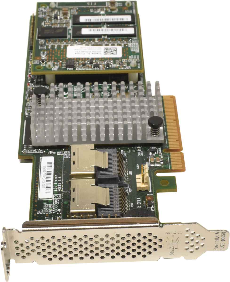 Dell LSI MR SAS 9265-8i 6 Gb/s 1GB PCIe x8 RAID Controller 0DNKYM +Kabel LP C6220 Dell LSI MR SAS 9265-8i 6 Gb/s 1GB PCIe x8 RAID Controller 0DNKYM +Kabel LP C6220