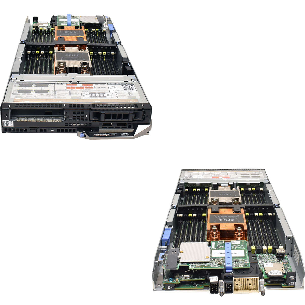 DELL-PowerEdge-FC630-Blade-ohne-CPU-0-RAM-QLogic-5-003.jpg DELL PowerEdge FC630 Blade ohne CPU 0 RAM QLogic 57840S10GB Quad-Port DC SD Card Reader FC PCI Mezzanine Card 2x Kühler