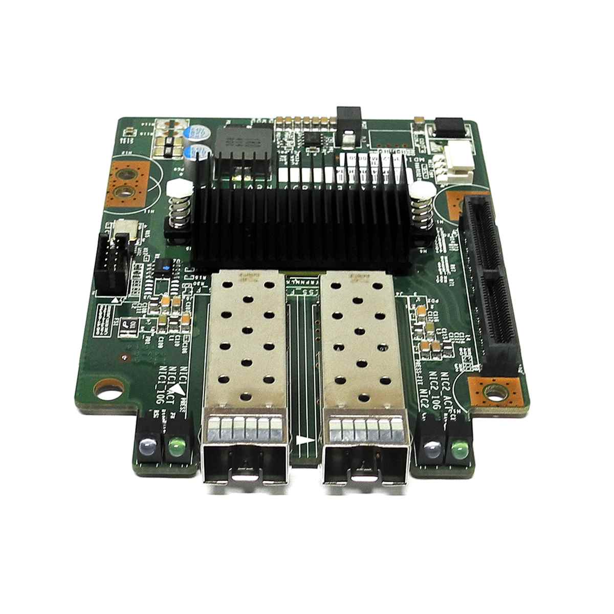 Quanta S2E-10G MEZZ Dual-Port SFP+ Mezzanine Card for Stratos S210-X22RQ Server Quanta S2E-10G MEZZ Dual-Port SFP+ Mezzanine Card for Stratos S210-X22RQ Server