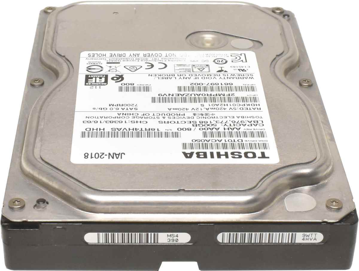 Toshiba 3.5" 500GB 7.2K 6G 32MB SATA HDD Festplatte DT01ACA050 Toshiba 3.5" 500GB 7.2K 6G 32MB SATA HDD Festplatte DT01ACA050