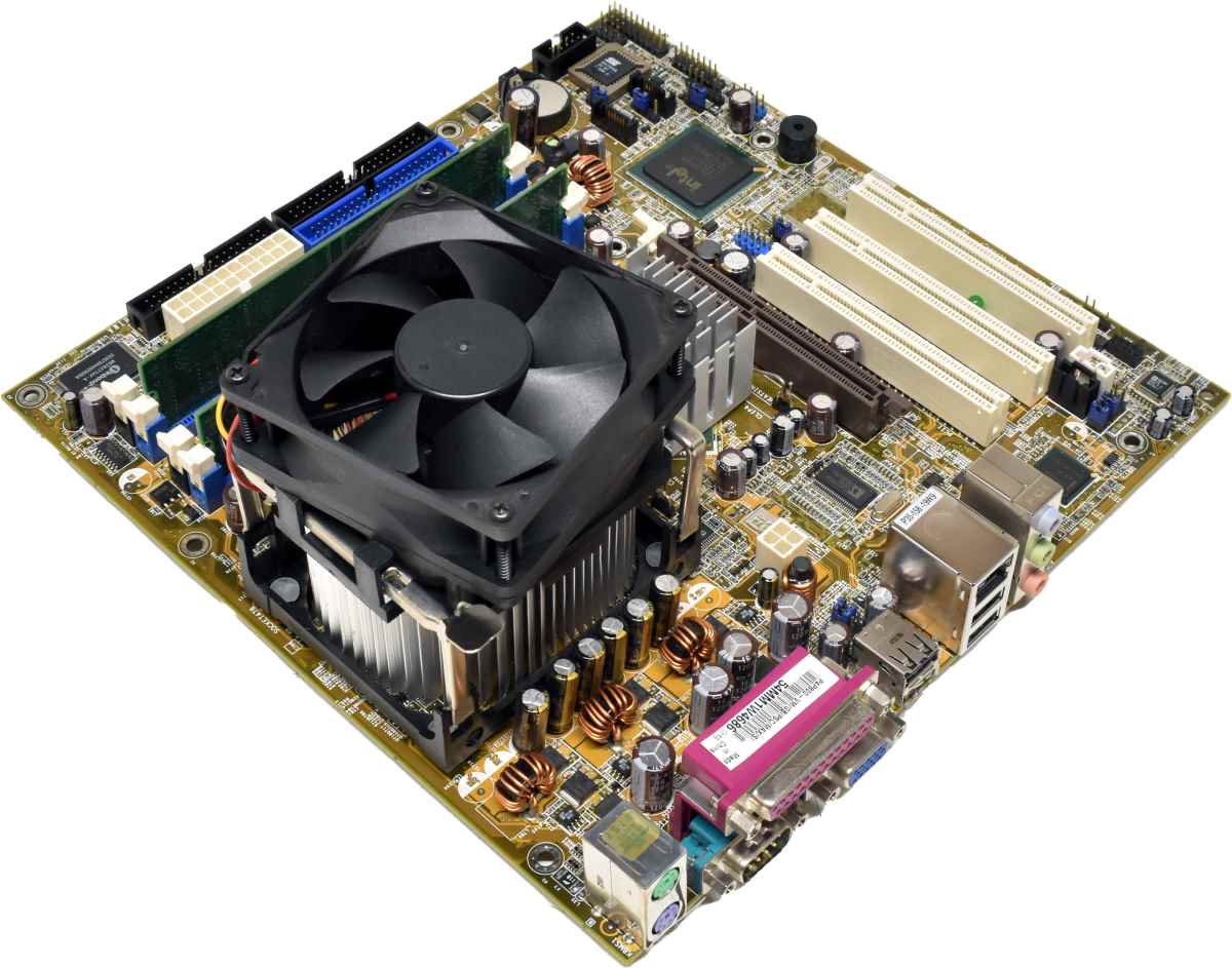 ASUS Retro Motherboard P4P800-VM/S 1GB RAM Pentium 4 3.20GHz CPU