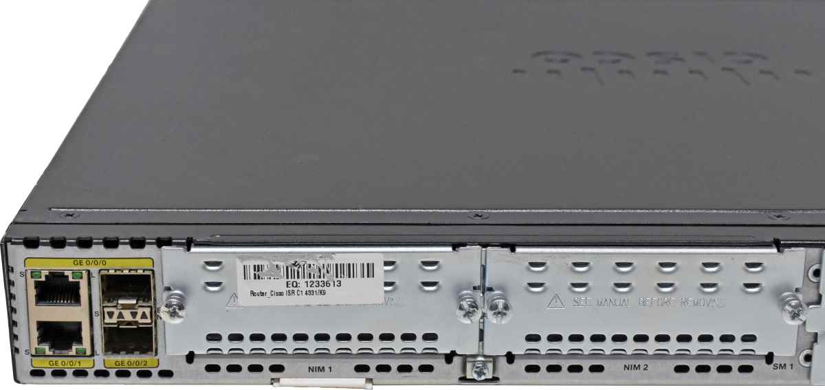 Cisco 4300 Series ISR4331/K9 GE Integrated Services Router