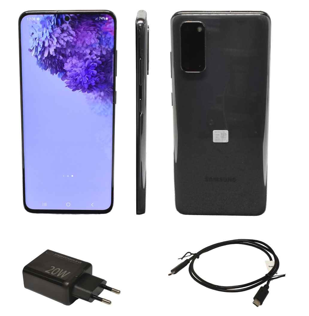 SAMSUNG GALAXY S20 6.2" Smartphone grau SM-G980F/DS 8GB RAM 128GB ROM no SIM Lock