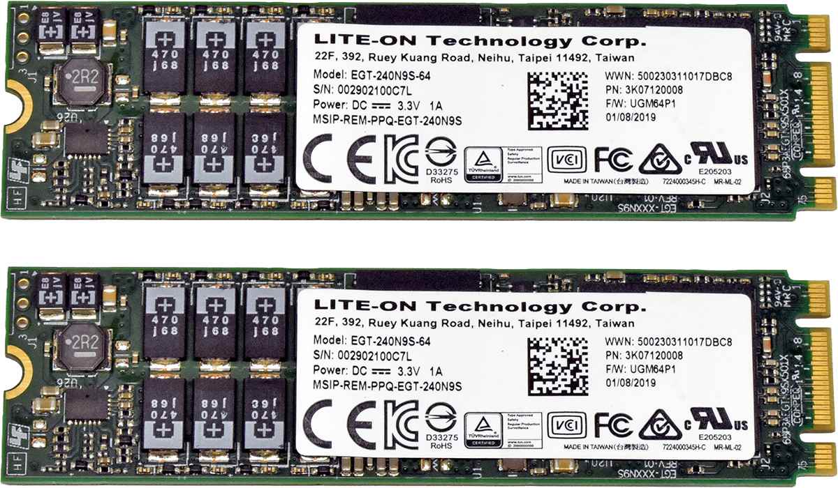 Huawei BC11MSMA SAS/SATA RAID Controller 2x M.2 Caddy 2x Lite-On M.2 SSD for HP ZCentral FP