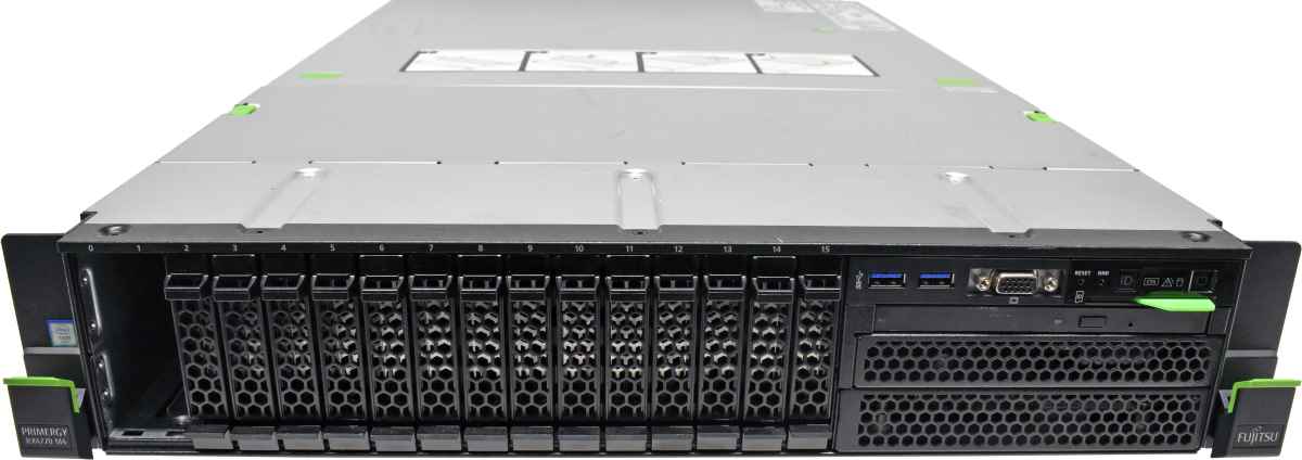 Fujitsu RX4770 M4 Server 2x Platinum 8176 28C 2,10GHz 128GB RAM EP420i 16x SFF 2,5