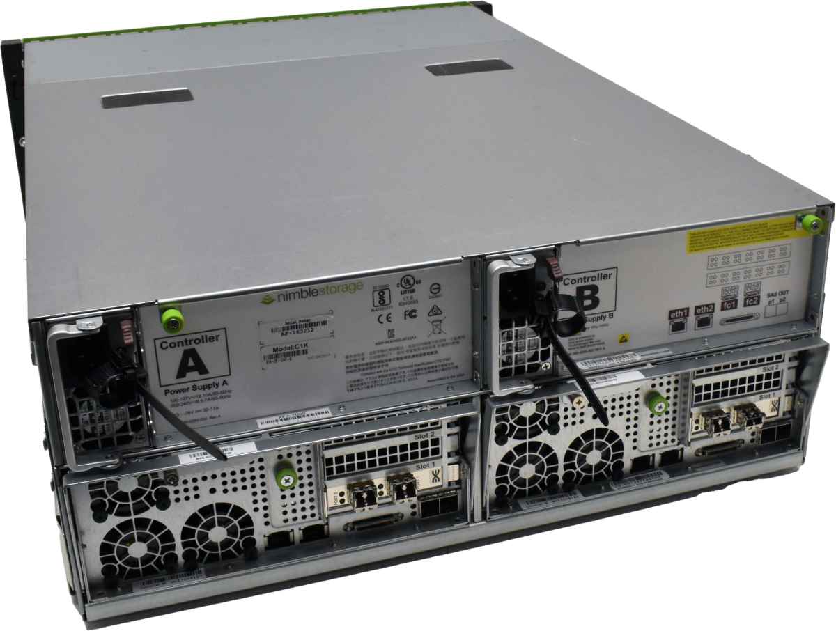 HPE Nimble C1K-2F-126T-G X10DRS-4U Storage Q8B51A Expansion Shelf 252TB HDD 3,84GB SSD