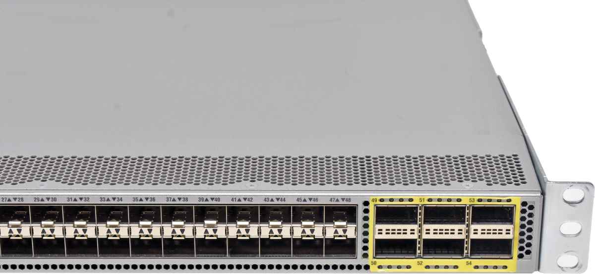 Cisco Nexus N3K-C3172PQ-10GE 68-5300-01 48-Port SFP+ 10 GE Switch 6x 40G QSFP+ Rack Ears Cisco Nexus N3K-C3172PQ-XL 68-5949-01 48-Port SFP+ 10 GE Switch 6x 40G QSFP+