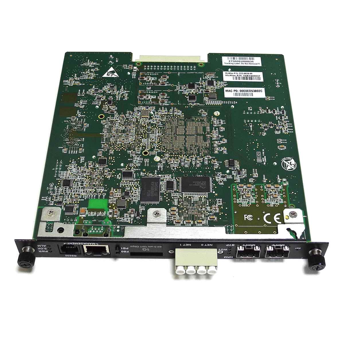 Silicom/McAfee IBS1G-SX Gigabit Fiber Intelligent Bypass Switch Module IBSGP-SX Silicom/McAfee IBS1G-SX Gigabit Fiber Intelligent Bypass Switch Module IBSGP-SX