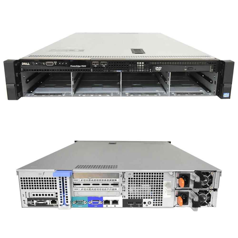 Dell PowerEdge R520 Server 2x E5-2430 2.40GHz 6C 32GB RAM 8x LFF 3,5 710 mini Dell PowerEdge R520 Server E5-2450 V2 2.50GHz 8C 32GB RAM 8 Bay 3,5" H710 mini