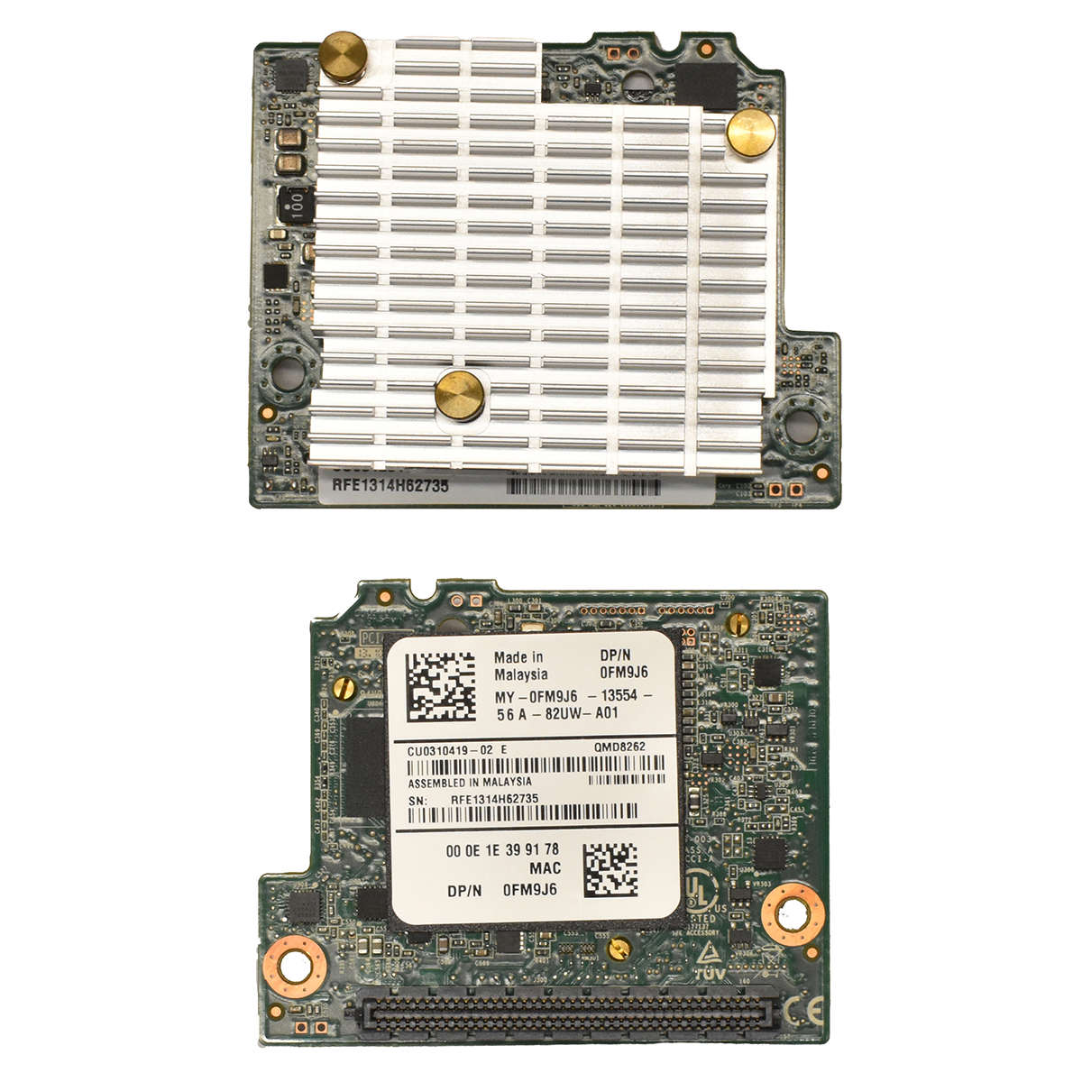 Dell-Qlogic-QMD8262-10Gbe-Mezzanine-Network-Karte-005.jpg Dell Qlogic QMD8262 10Gbe Mezzanine Network Karte 0FM9J6