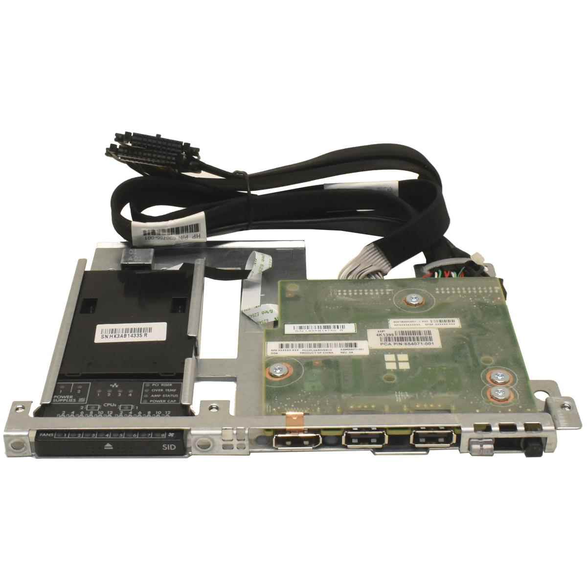 HP ProLiant DL360p DL160 G8 front I/O control panel 654071-001 HP ProLiant DL360p DL160 G8 front I/O control panel 654071-001