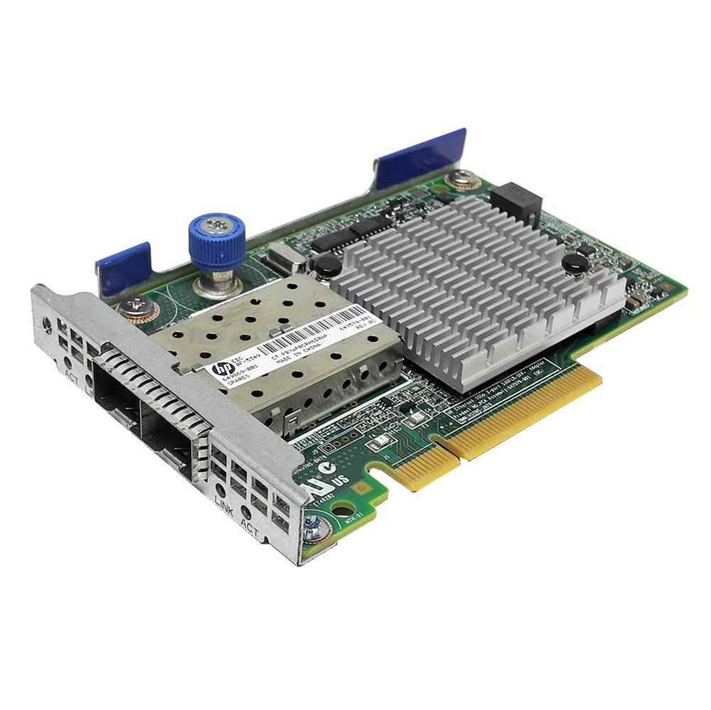 HP 530FLR-SFP+ 2-Port PCIe x8 10 GbE Network Adapter 647579-001 649869-001 HP 530FLR-SFP+ 2-Port PCIe x8 10 GbE Network Adapter 647579-001 649869-001