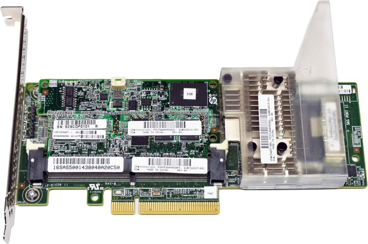 HP P440 PCIe x8 12G SAS Smart Array Raid Controller 726823-001, 2GB FBWC Memory 830057-001 820815-001 820816-001 FP HP P440 PCIe x8 12G SAS Smart Array Raid Controller 726823-001, 2GB FBWC Memory 830057-001 820815-001 820816-001 FP