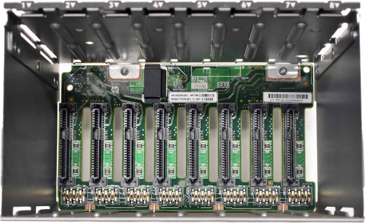 HP Drive Cage SAS 8x SFF Backplane ProLiant G9 729820-001 747592-001 ML350 DL380 DL385 G9 Gen9