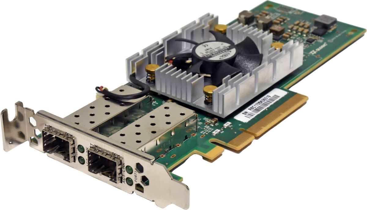 QLogic FastLin BC0110405-37 QL45212HLCU Dual-Port 25G SFP28 PCIe3.0 x8 Network Adapter + Mini GBIC LP