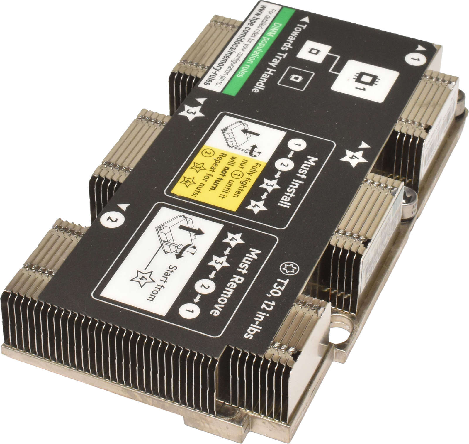 HP CPU Heatsink / Kühler für ProLiant XL170r, XL190r G10 879851-001 869836-002