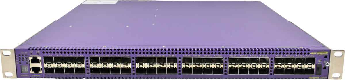 Extreme Summit X670V-48x-FB 17101 48-Port SFP+ 10GE Switch +Rack Ears Extreme Summit X670V-48x-FB 17101 48-Port SFP+ 10GE Switch +Rack Ears