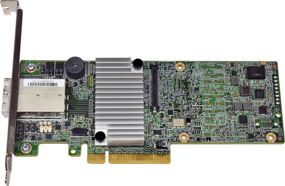 Intel RAID RS3SC008 LSI MR SAS 9380-8e 12G PCIe x8 RAID Controller 03-25528-07A FP
