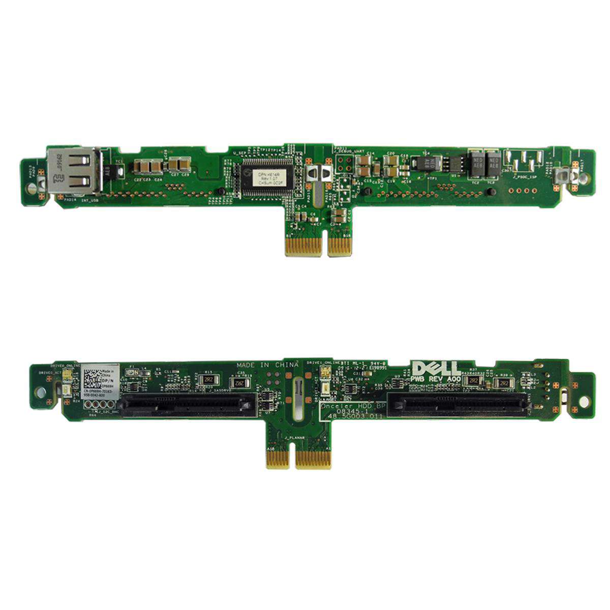 DELL-PowerEdge-M610-M710HD-2-Slot-SAS-HDD-Backplan-001.jpg DELL PowerEdge M610 M710HD 2-Slot SAS HDD Backplane DP/N 0P669H