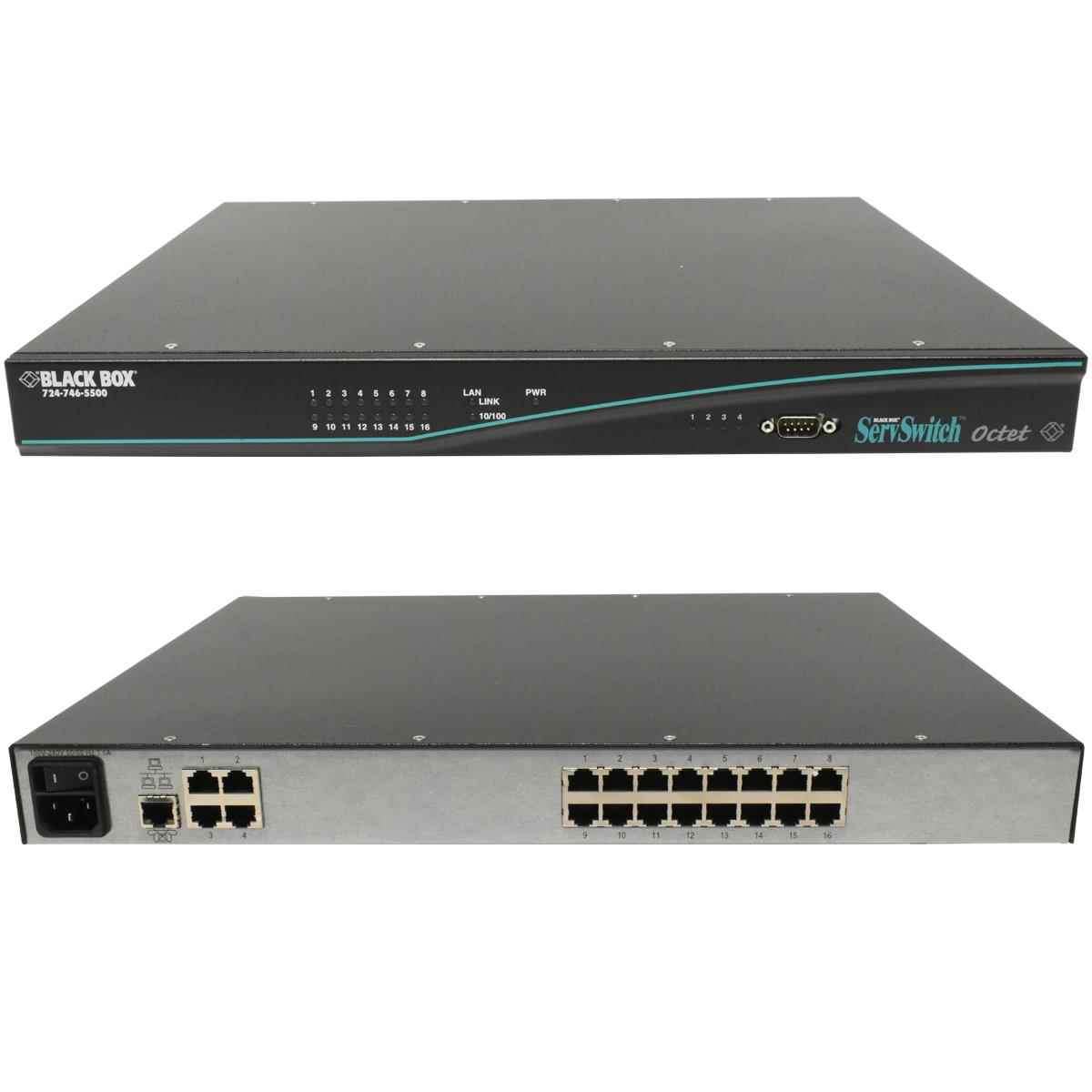 Black Box Serv Switch Octet KV1703E 620-354-506 Black Box Serv Switch Octet KV1703E 620-354-506
