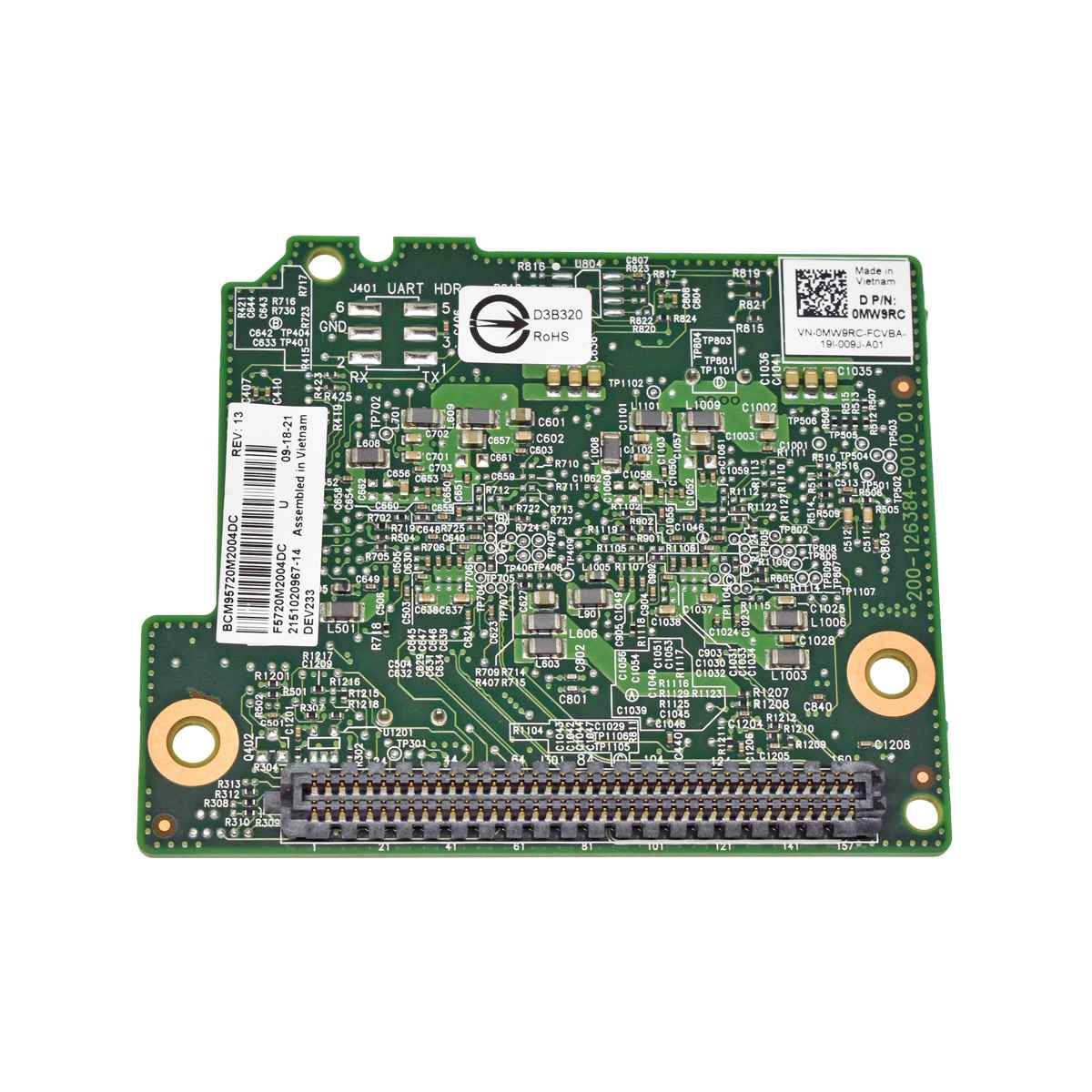 Dell Broadcom 5720 0MW9RC Network Daughter Card BCM95720M2004DC New Neu Dell Broadcom 5720 0MW9RC Network Daughter Card BCM95720M2004DC New Neu