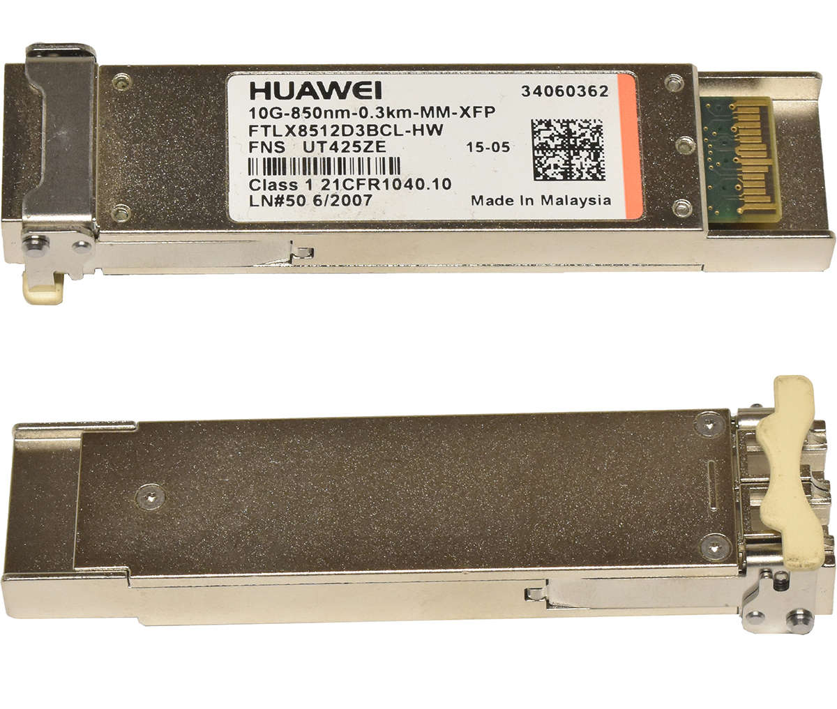Huawei FTLX8512D3BCL-HW XFP 10G 850nm 0.3km Transceiver Module