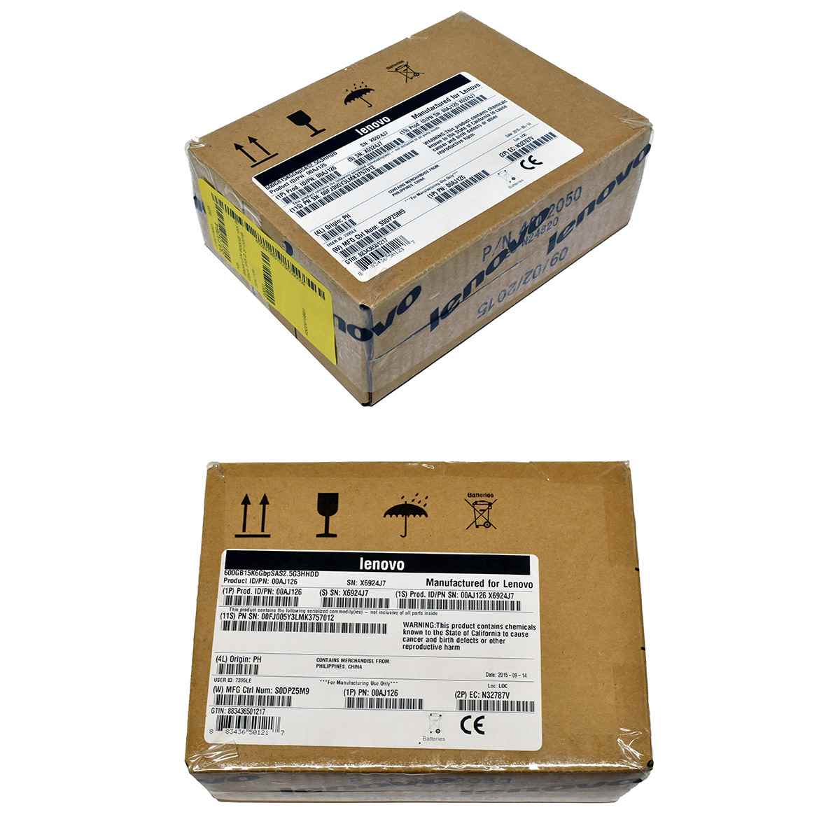 Lenovo 600GB 15K 6G SAS-2 HDD 00AJ126 New Neu Lenovo 600GB 15K 6G SAS-2 HDD 00AJ126 New Neu