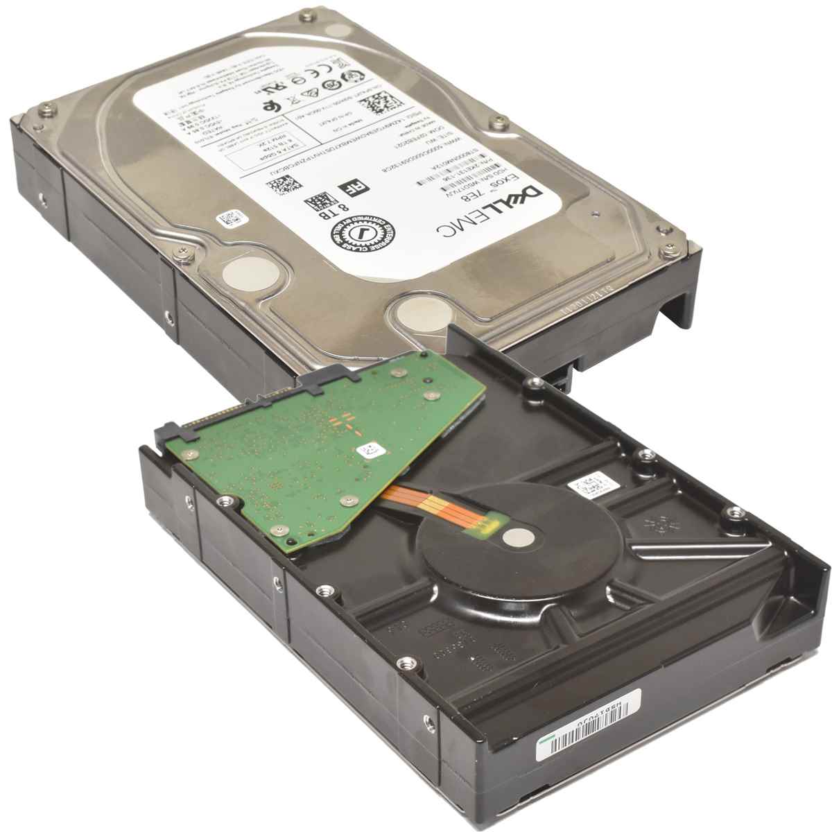 Dell EMC Exos 7E8 8TB 512e 3.5" 7,2K SATA III HDD Festplatte ST8000NM012A 0F4JXT 6G Dell EMC Exos 7E8 8TB 512e 3.5" 7,2K SATA III HDD Festplatte ST8000NM012A 0F4JXT 6G