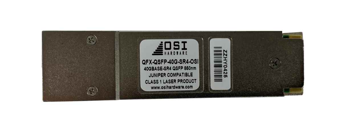 OSI HARDWARE QFX-QSFP-40G-SR4-OSI 40GBASE-SR4 QSFP 850nm 150m Transceiver Module OSI HARDWARE QFX-QSFP-40G-SR4-OSI 40GBASE-SR4 QSFP 850nm 150m Transceiver Module
