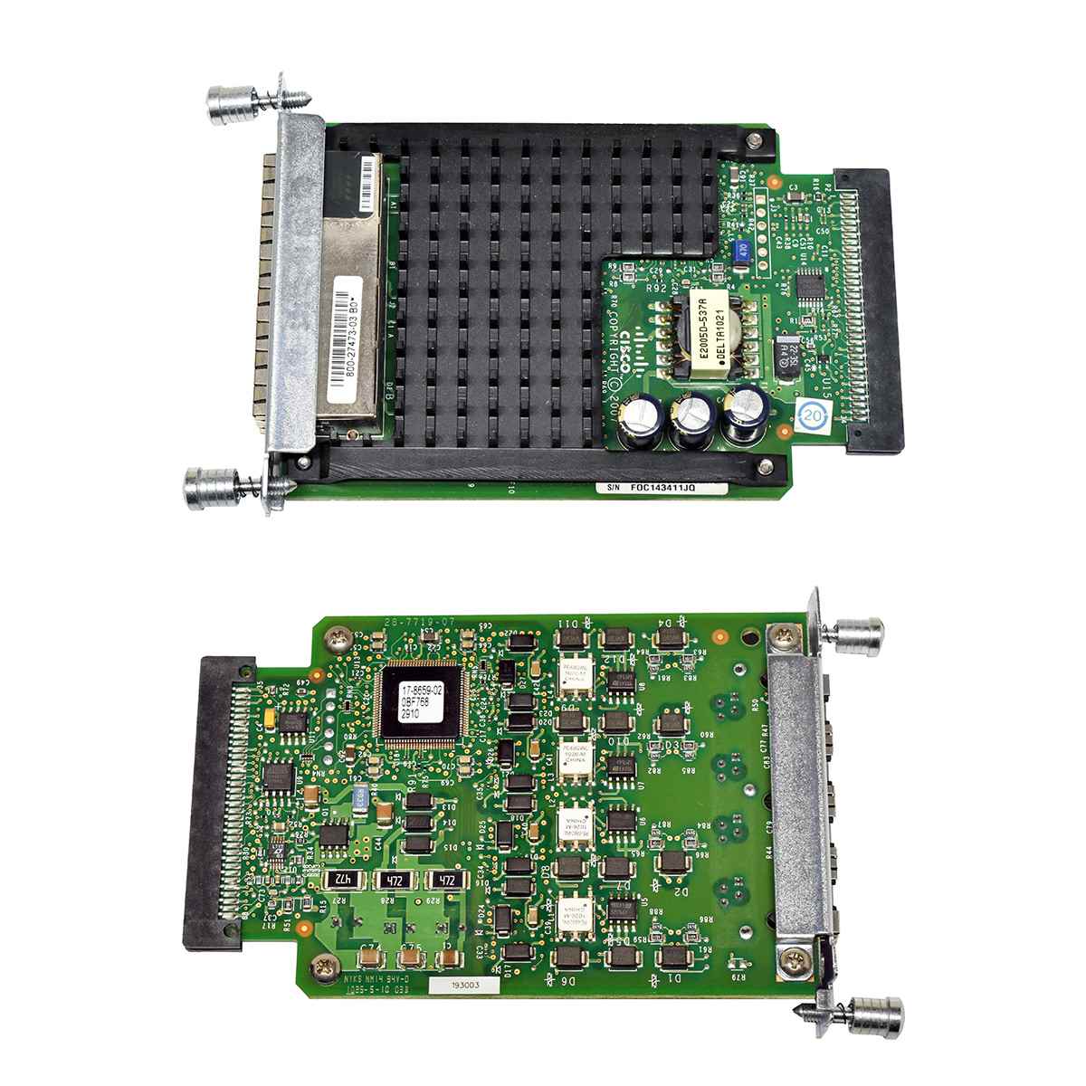 Cisco VIC3-4FXS-DID 4-Port RJ-11 Voice Interface Card 73-10521-05 800-27473-03 Cisco VIC3-4FXS-DID 4-Port RJ-11 Voice Interface Card 73-10521-05 800-27473-03