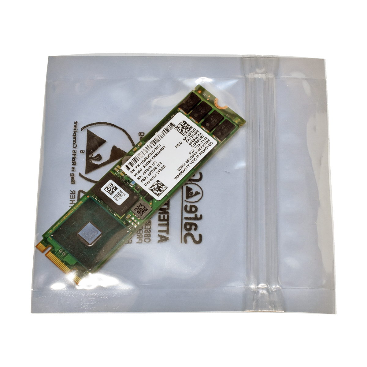 Intel SSDSCKKB240G8 Solid State Drive (SSD) 240GB M.2 SATA 6 Gbit/s Intel 240GB M.2 2280 6G SATA SSD SSDSCKKB240G8 Server Storage