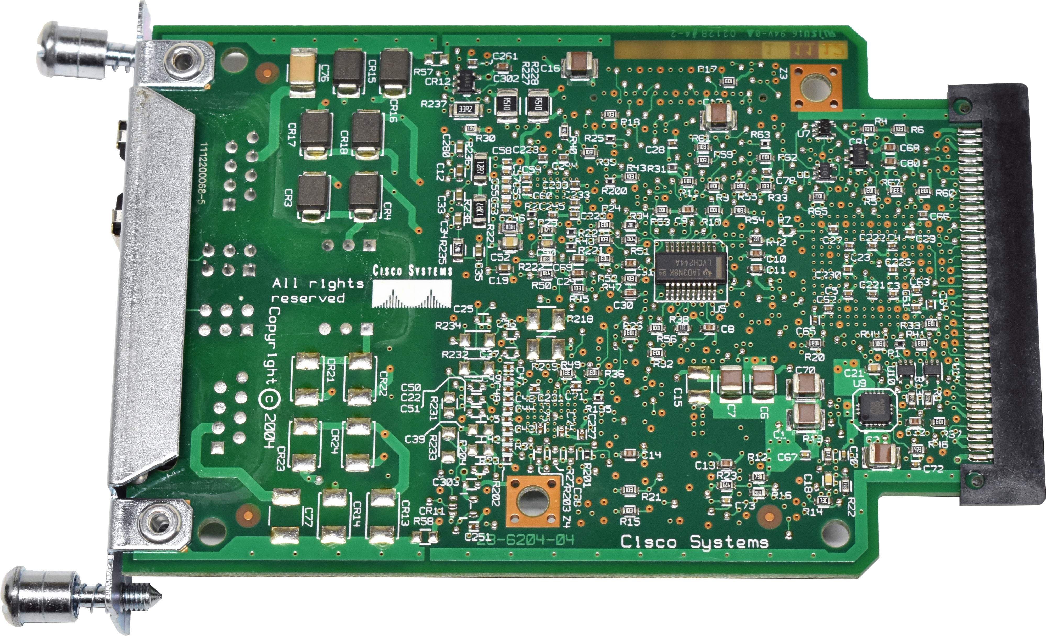 Cisco VWIC2-1MFT-T1/E1 Single-Port Multiflex Trunk Voice WAN Card 73-8483-05