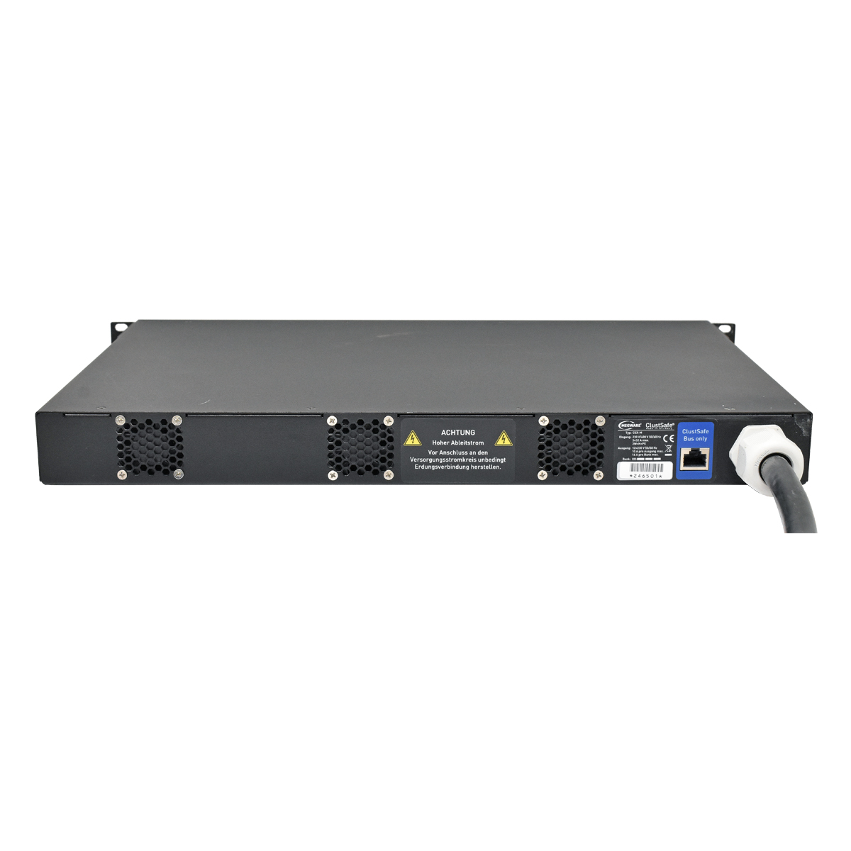 MEGWARE ClustSafe CSX-M Rack PDU Stromverteilungseinheit 1U 12 x C13 MEGWARE ClustSafe CSX-M Rack PDU Stromverteilungseinheit 1U 12 x C13