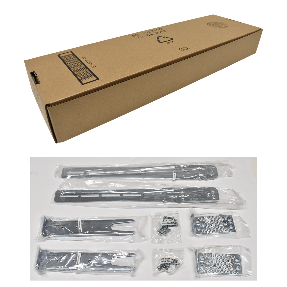Cisco C9500-4PT-KIT Rack Mounting Kit for Catalyst 3650 3850 C9500 Series NEW NEU Cisco C9500-4PT-KIT Rack Mounting Kit for Catalyst 3650 3850 C9500 Series NEW NEU
