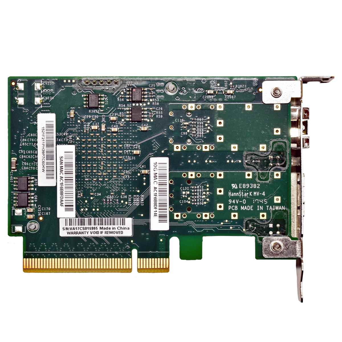 Supermicro AOC-STGN-I1S 1-Port FC SFP+ PCIe x8 10Gb Ethernet Network Adapter LP Supermicro AOC-STGN-I1S 1-Port FC SFP+ PCIe x8 10Gb Ethernet Network Adapter LP