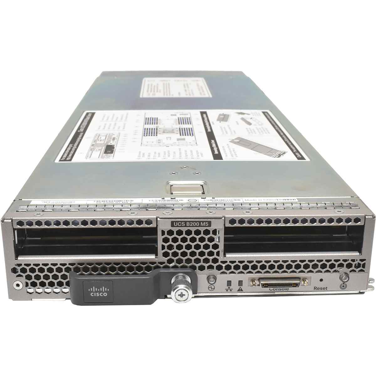 Cisco UCS B200 M5 Blade Server 2x Kühler ohne CPU RAM 1x UCSB-MLOM-PT-01 1x UCSB-MLOM-40G-03