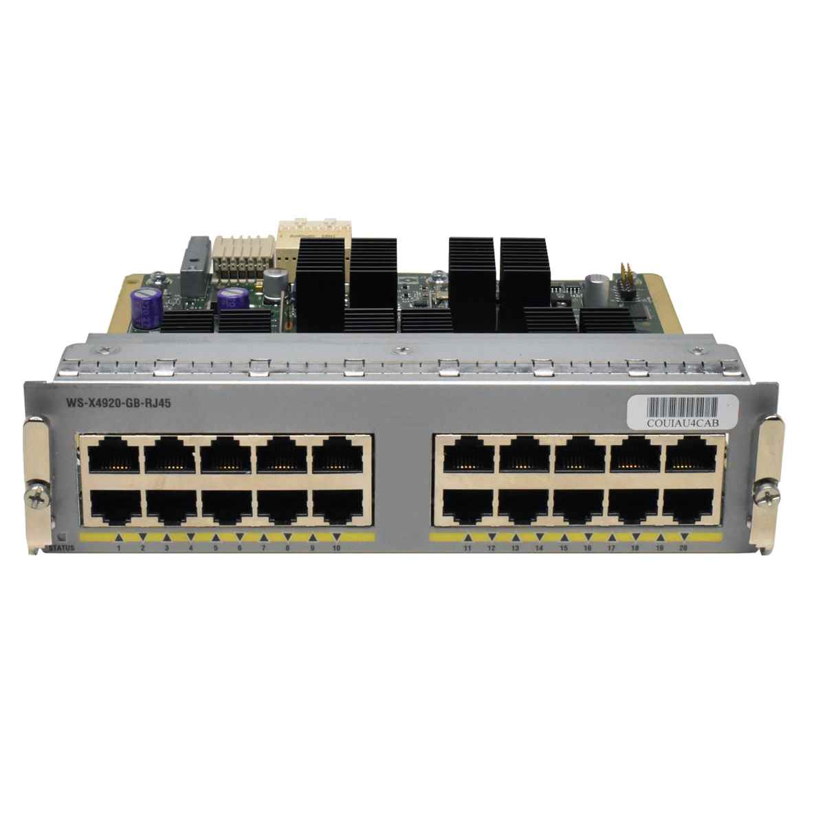 Cisco WS-X4920-GB-RJ45 Switch 20-port 10/100/1000 RJ-45 for Catalyst 4900M Cisco WS-X4920-GB-RJ45 Switch 20-port 10/100/1000 RJ-45 for Catalyst 4900M