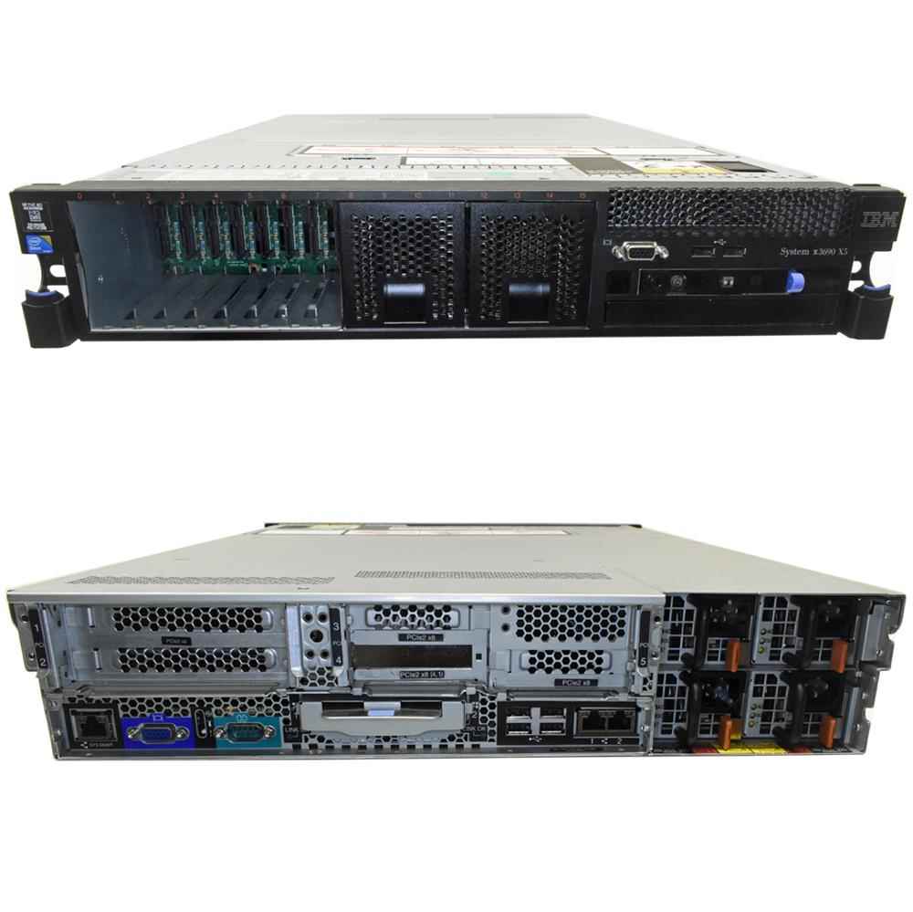 IBM Server System X3690 X5 2x E7-2830 8-Core 2.13 GHz CPU 16GB RAM 4Bay 2,5" IBM Server System X3690 X5 2x E7-2830 8-Core 2.13 GHz CPU 16GB RAM 4Bay 2,5"