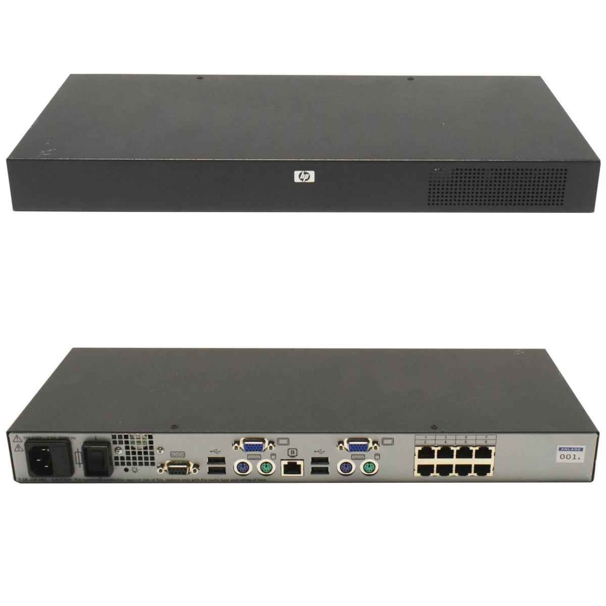 HP KVM Server Console Switch AF616A 8Port HP KVM Server Console Switch AF616A 8Port