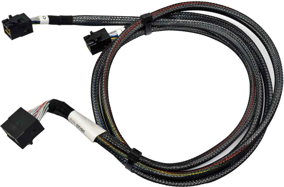 IBM 12G Mini SAS HD Datenkabel 0,8m 00FK840 00FK841 Double SFF-8643 - 2x SFF-8643