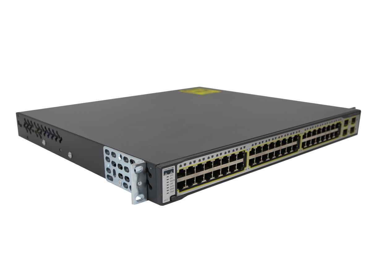 Cisco WS-C3750G-48TS-S 48-Port RJ-45 GE Switch 4x 1G SFP