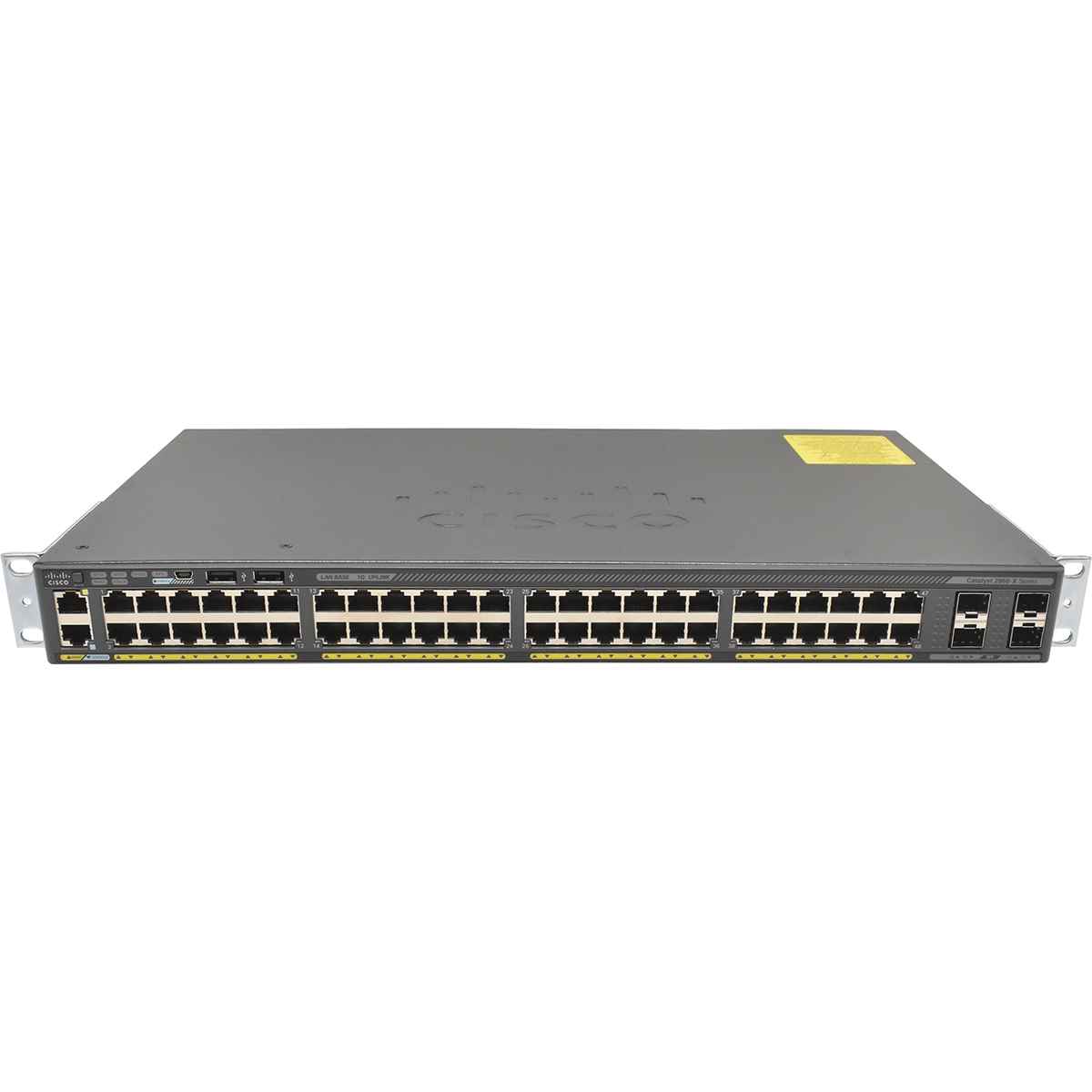 Cisco WS-C2960X-48TS-L 48-Port RJ-45 GE 4x SFP GE +Stack Module +Rack Ears Cisco WS-C2960X-48TS-L 48-Port RJ-45 GE 4x SFP GE +Stack Module +Rack Ears