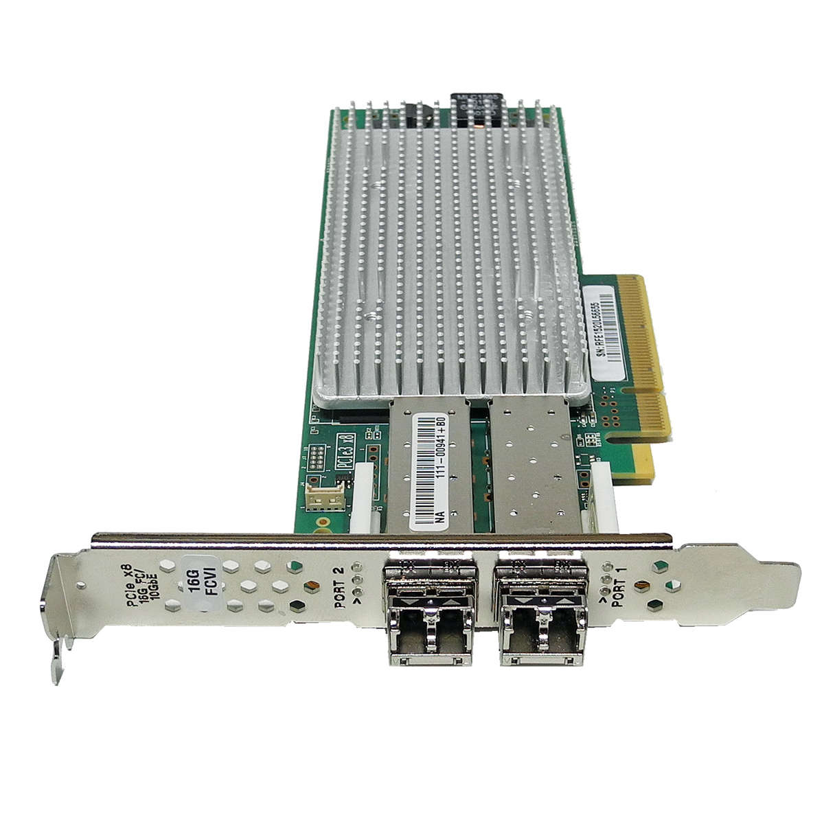 NetApp-QLogic-QLE2672-FC-2-Port-16G-PCIe-x8-Server-003.jpg NetApp QLogic QLE2672 111-00910+B0 Dual-Port 16G SFP+ FC Server Adapter PCIe 3.0 x8 FP +Mini GBICs