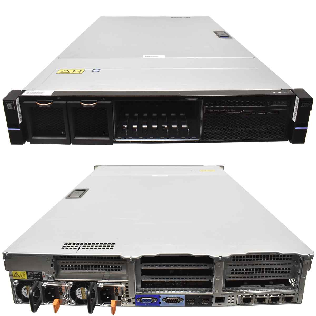 IBM System Storage SAN Volume Controller no CPU no DDR4 2x Kühler 8Bay SFF 2.5" IBM System Storage SAN Volume Controller no CPU no DDR4 2x Kühler 8Bay SFF 2.5"