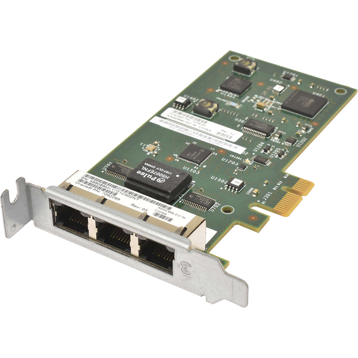 Oracle-Netzwerk-Karte-3-Ports-Cluster-Heartbeat-As-001.jpg Oracle Netzwerk Karte 3-Ports Cluster Heartbeat Assembly PCI 7092289 7328391 LP