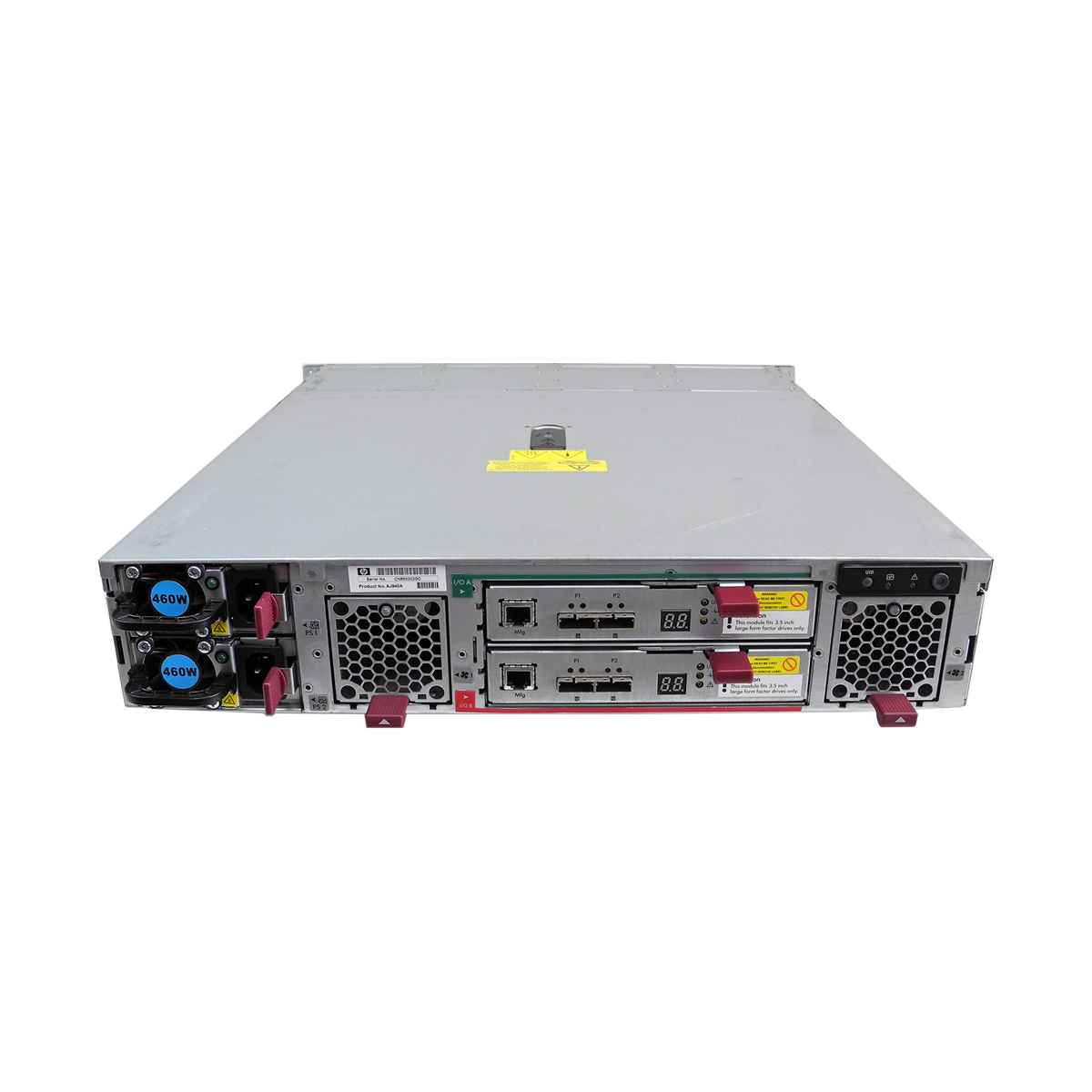 HP StorageWorks D2600 P/N: AJ940-63002 12x HDD Rahmen 3,5 Bay 2x I/O Module AJ940-04402 HP StorageWorks D2600 P/N: AJ940-63002 12x HDD Rahmen 3,5 Bay 2x I/O Module AJ940-04402